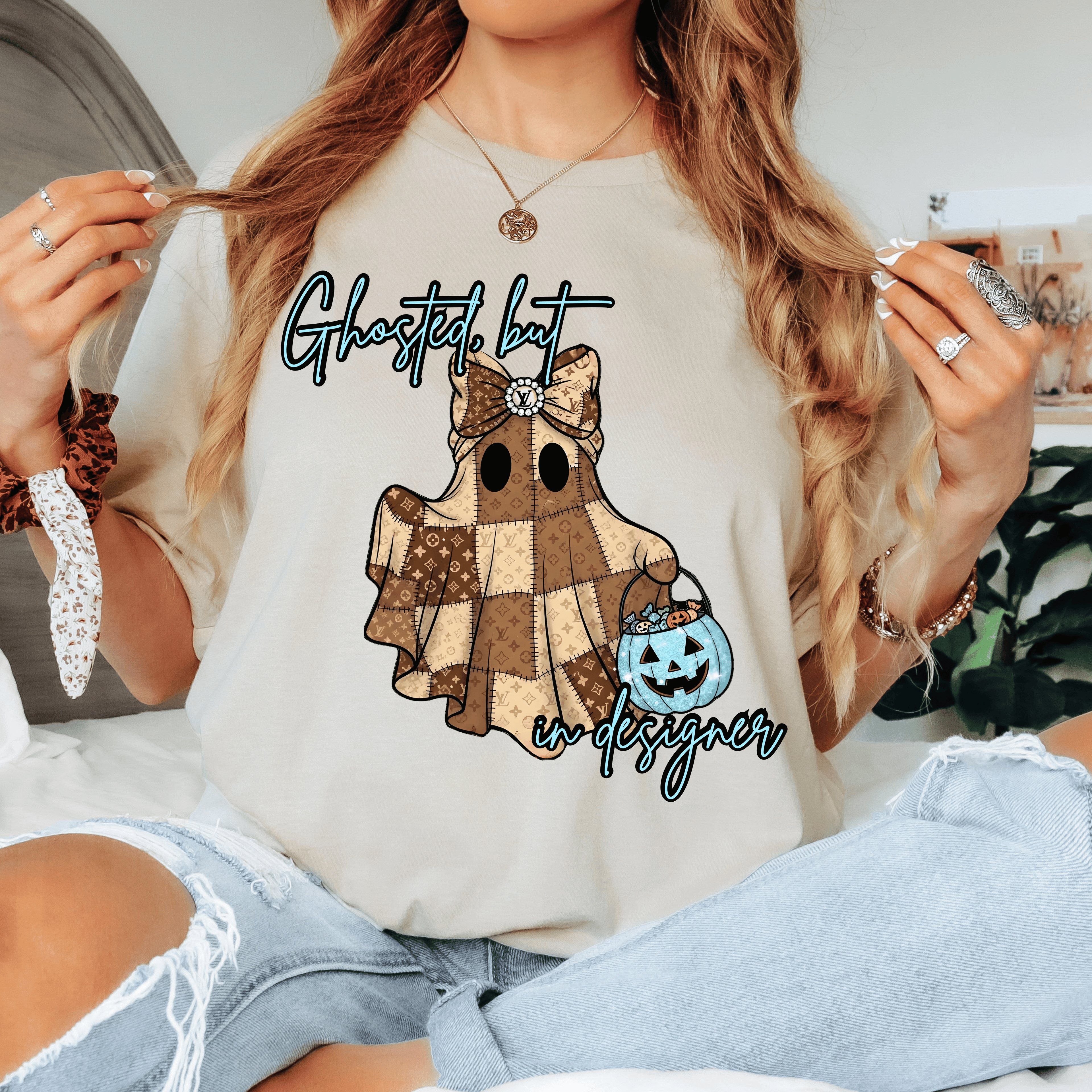 Ghosted but, in designer Shirt