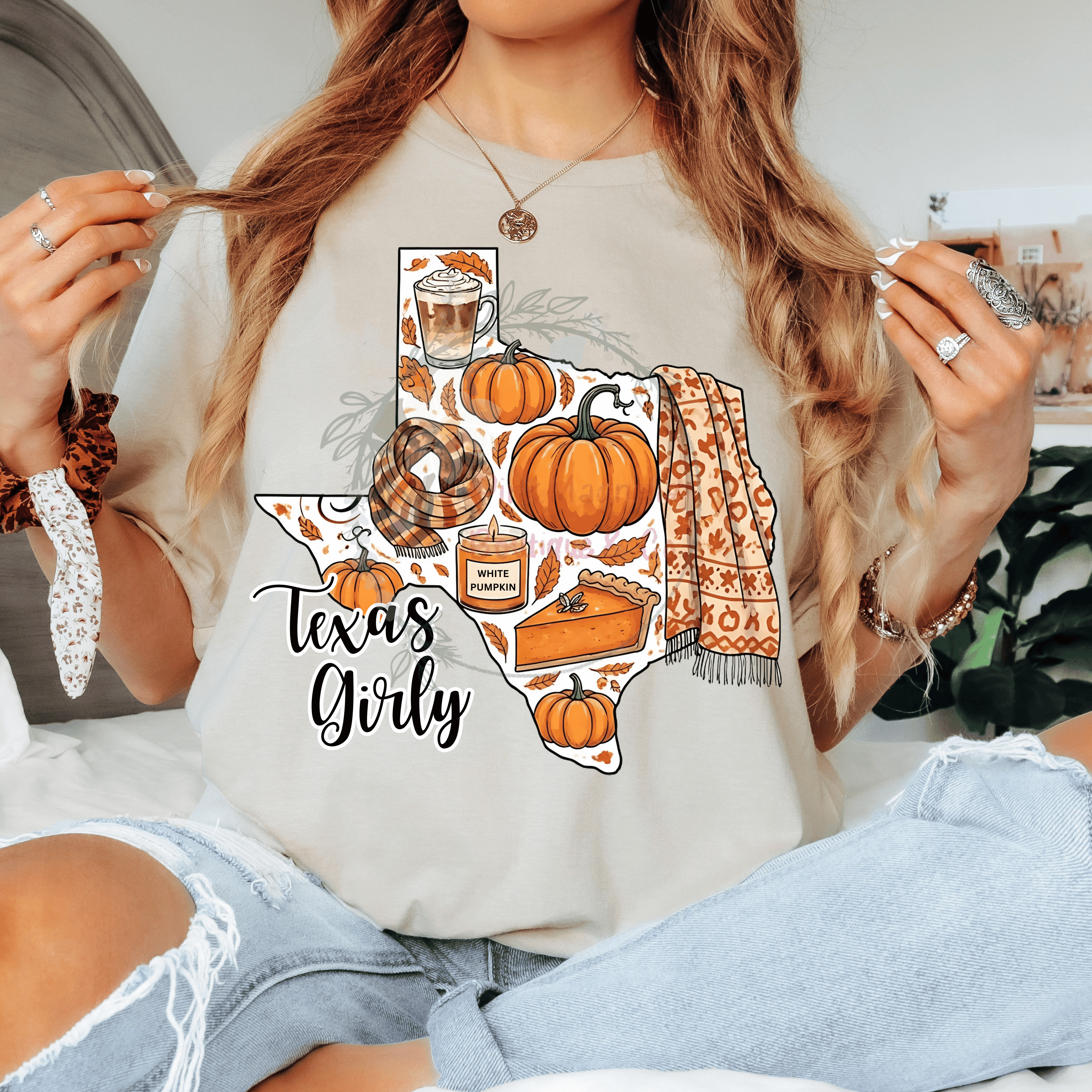 Texas Girly Fall Graphic Tee