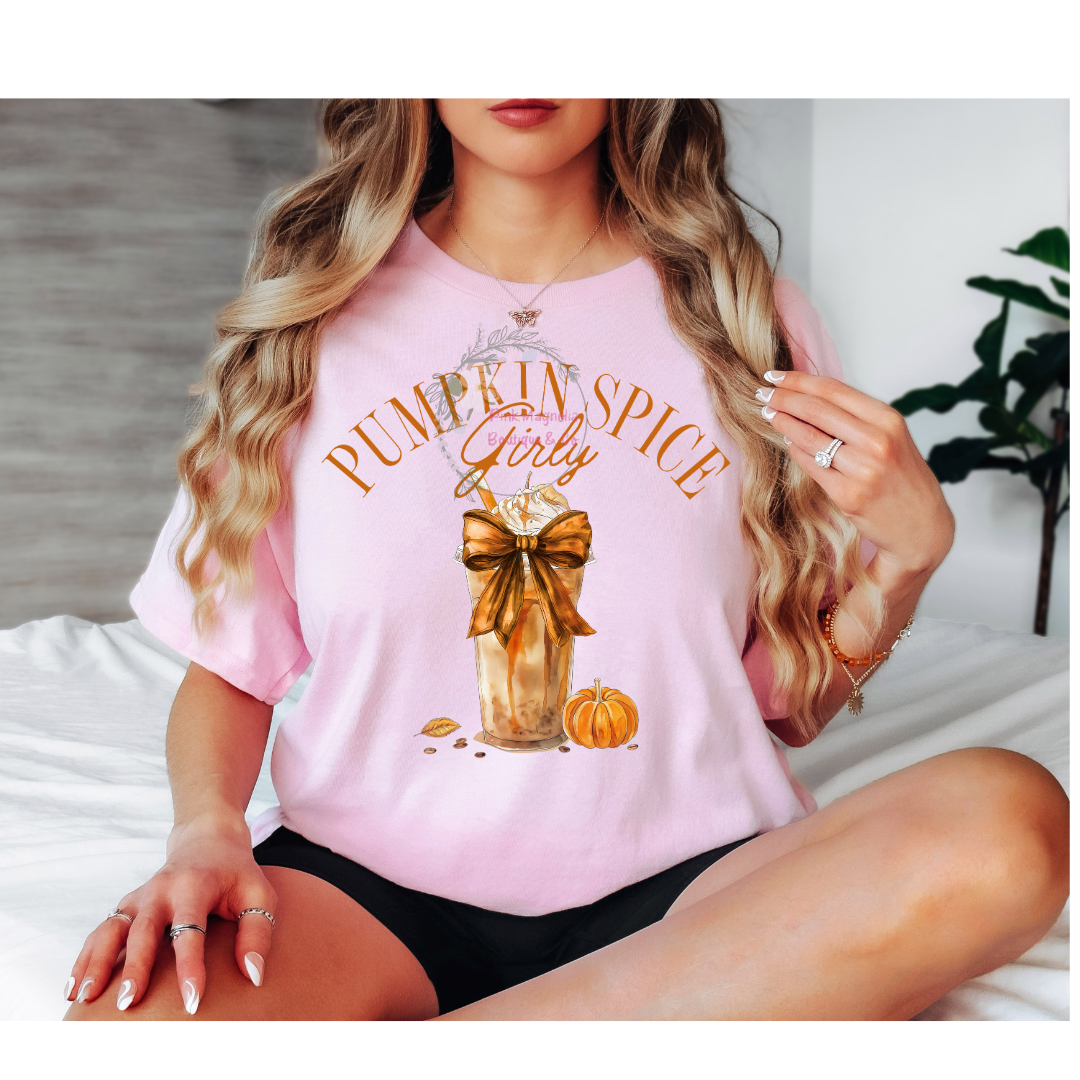 Pumpkin Spice Girly tee