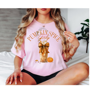 Pumpkin Spice Girly tee