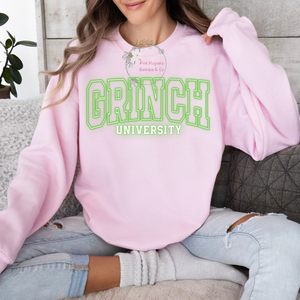 Grinch University Crew - Light Pink