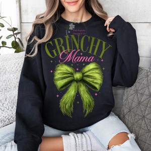 Grinchy Mama Crew - Black