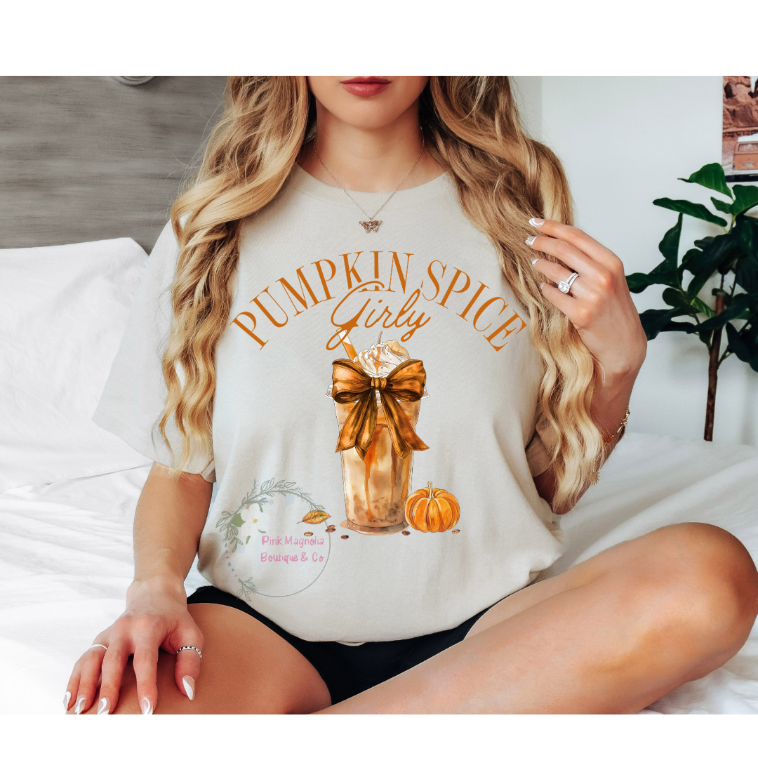 Pumpkin Spice Girly tee