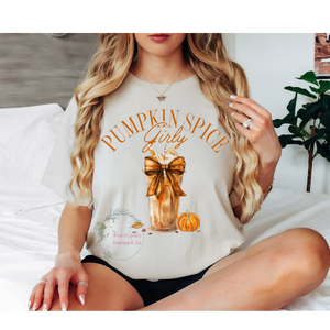 Pumpkin Spice Girly tee