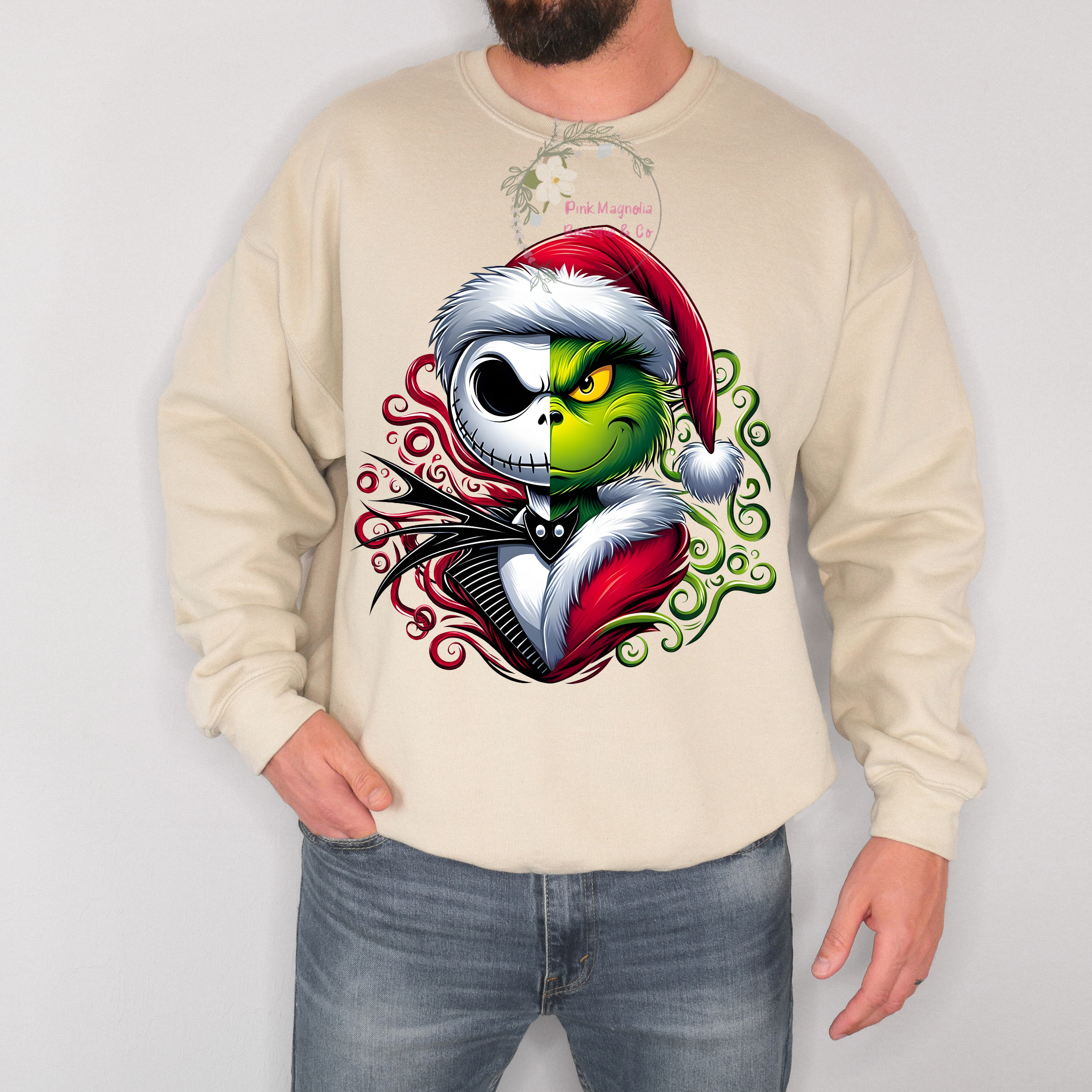 Jack & Grinch Crew Unisex - Sand