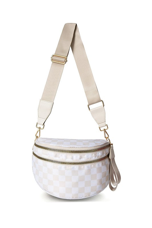 The Checkmate Sling - Cream