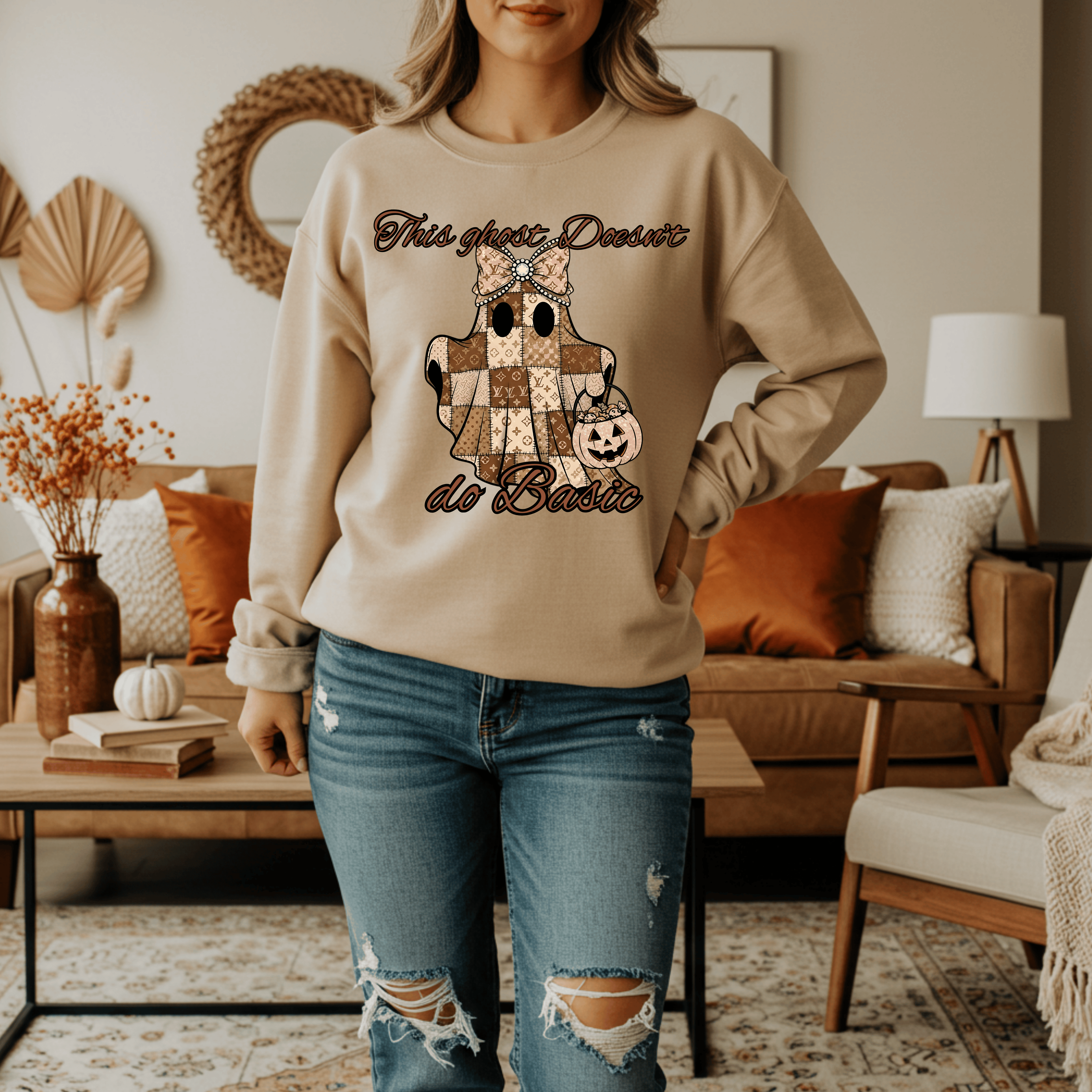 Luxury Ghost Crewneck