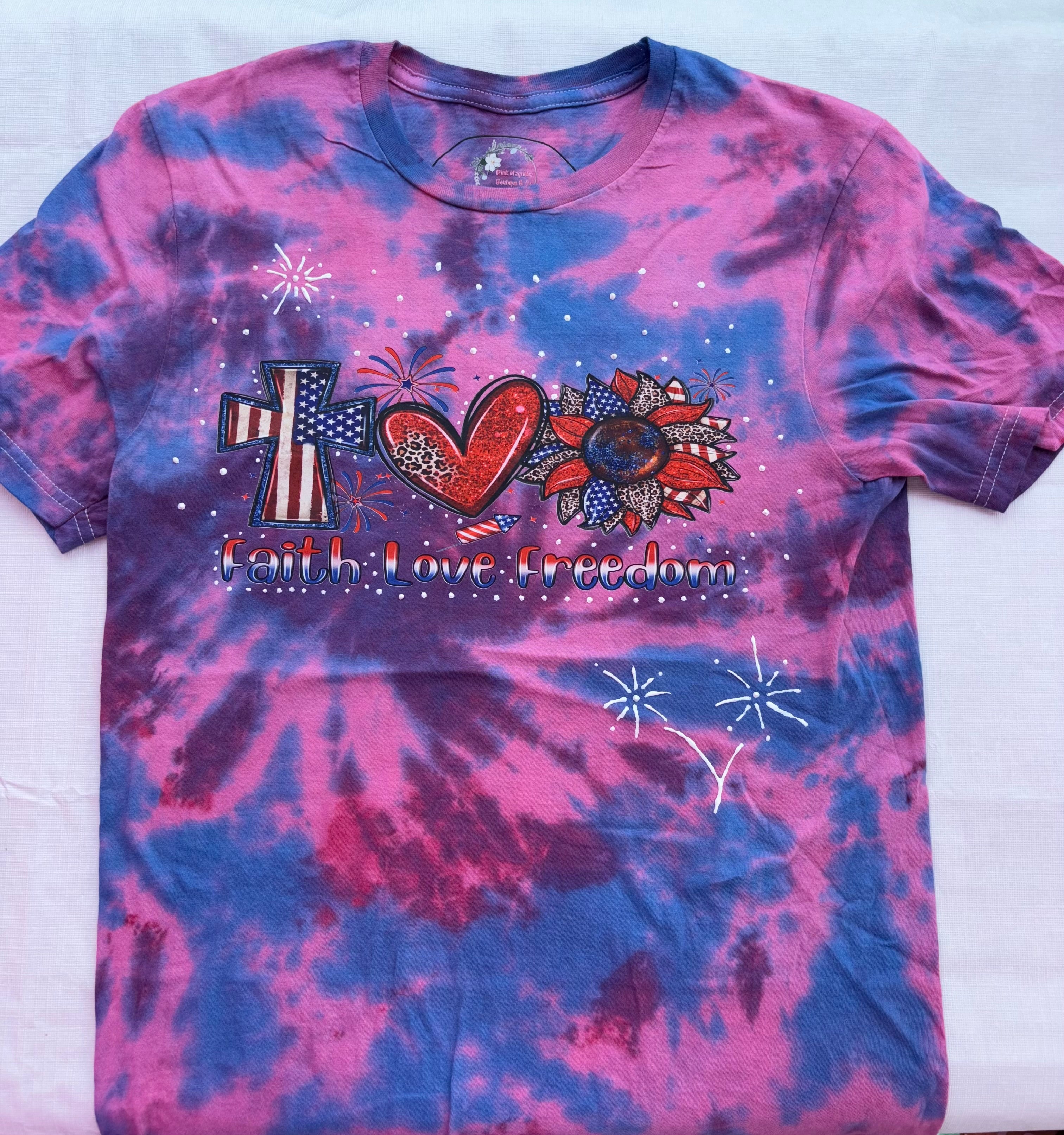 Tie-dye - Love, Faith & Freedom