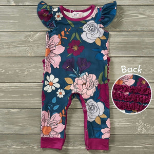 Avery - Floral Romper