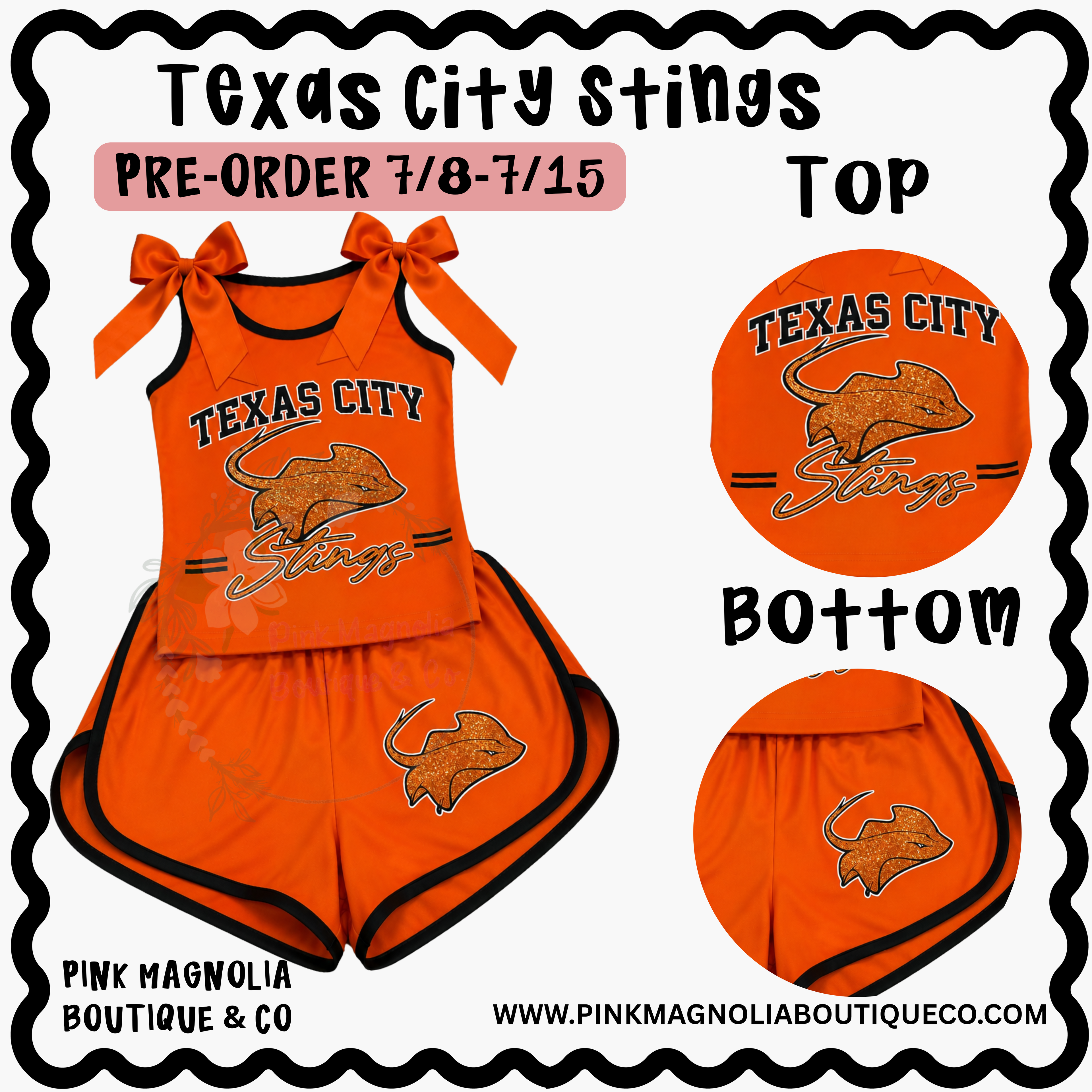 PRE-ORDER/ Trendy Girls Game Day Set