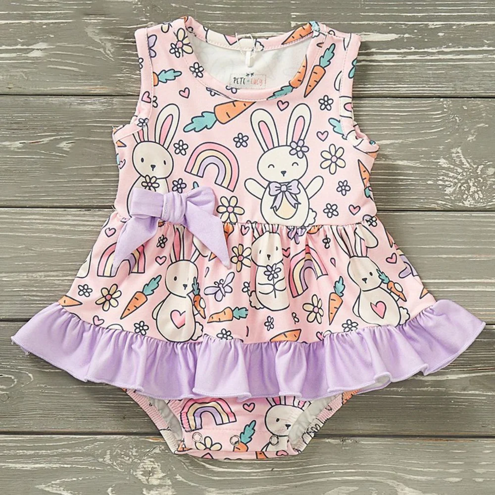 Carrot Patch Romper - RTS