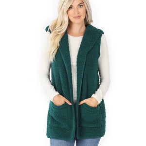 Sherpa Hooded Vest