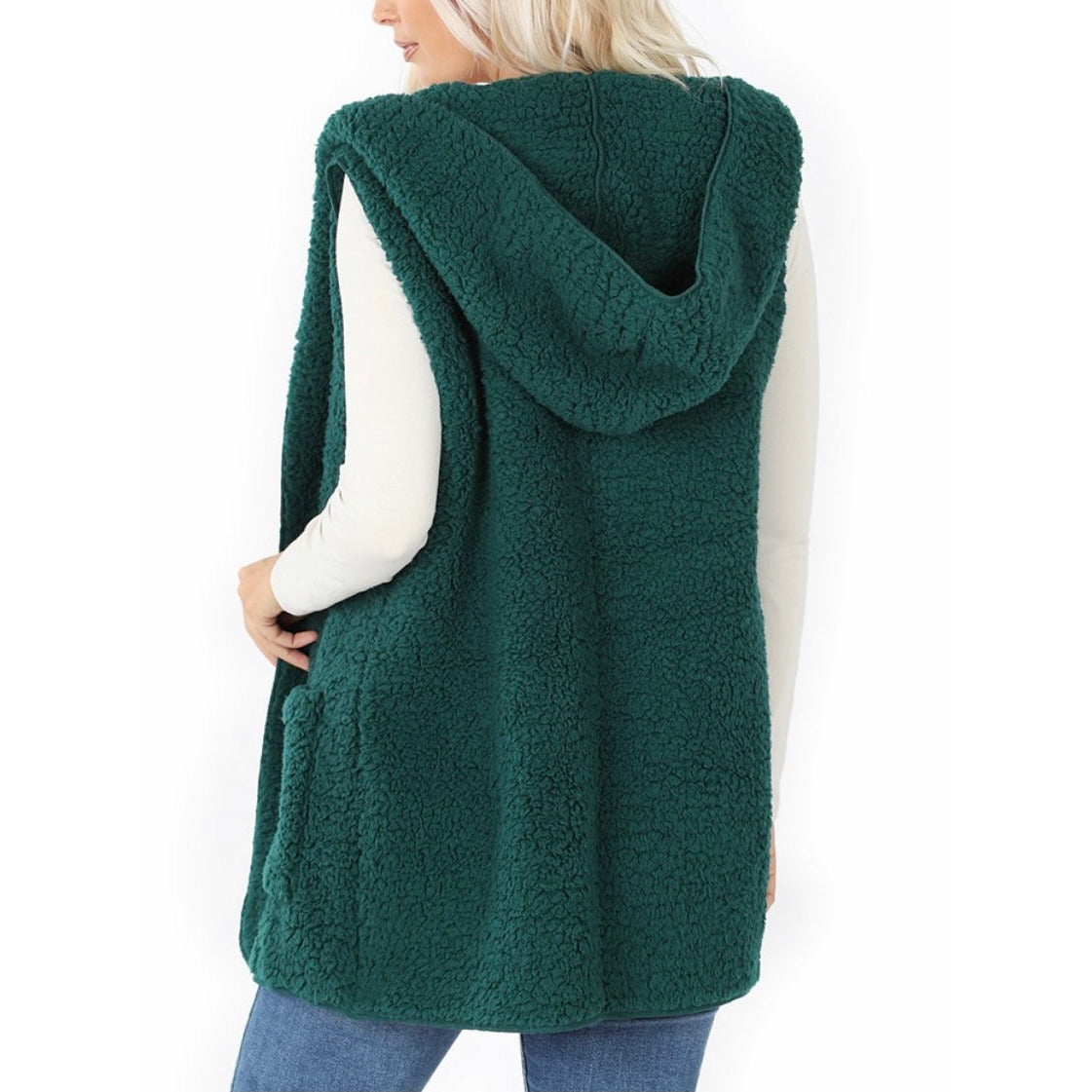 Sherpa Hooded Vest